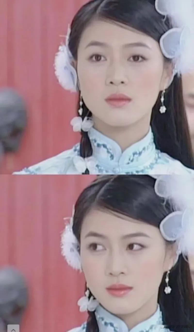 早期田海蓉的古装造型也是很清纯，我见犹怜之感。那个时候造型花样很多，也确实蛮影楼