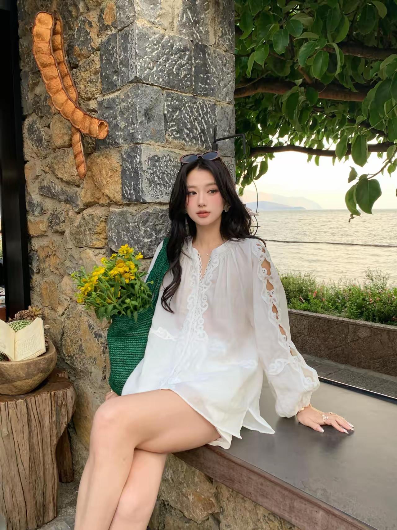 海边竟然有苹果树🍎