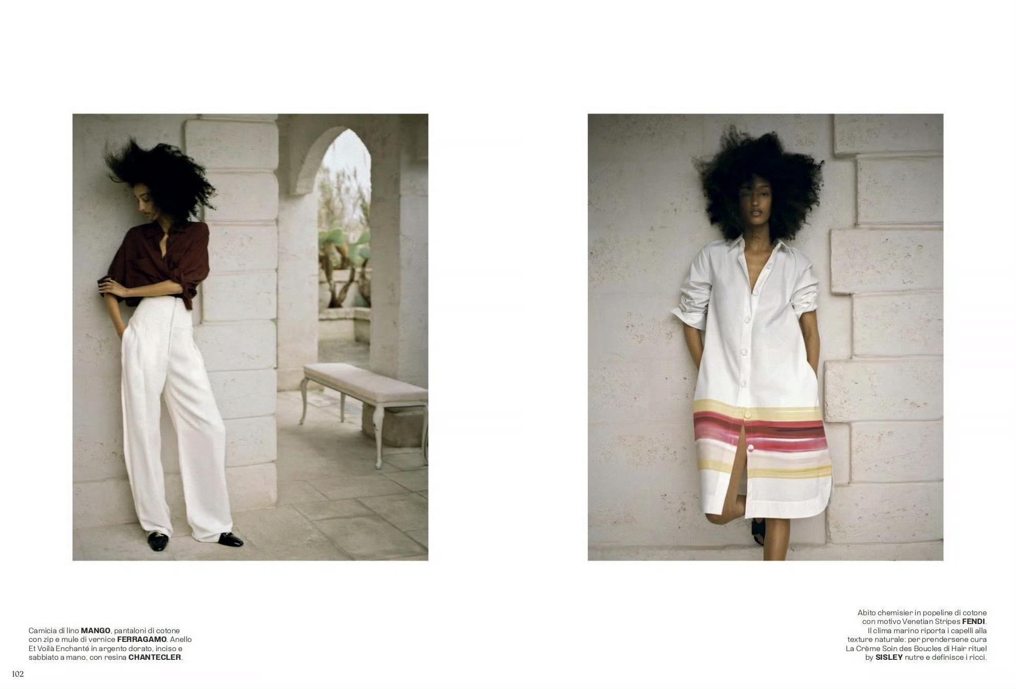 VOGUE Italia June 2026超模Mona TougaardLou