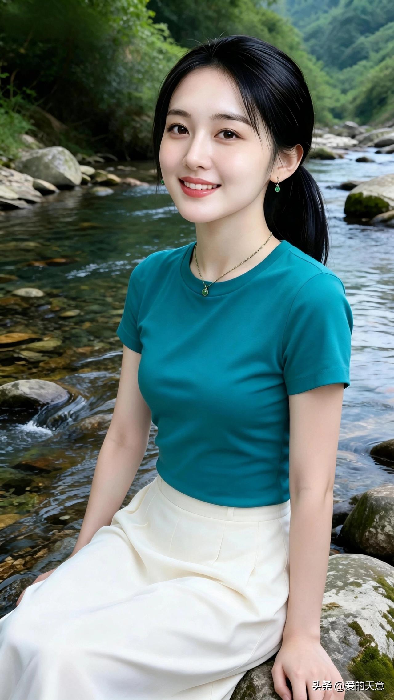 简单时尚穿搭与风景结合，这样的穿搭是不是很美？休闲穿搭 简约日常穿搭 氛围感穿搭