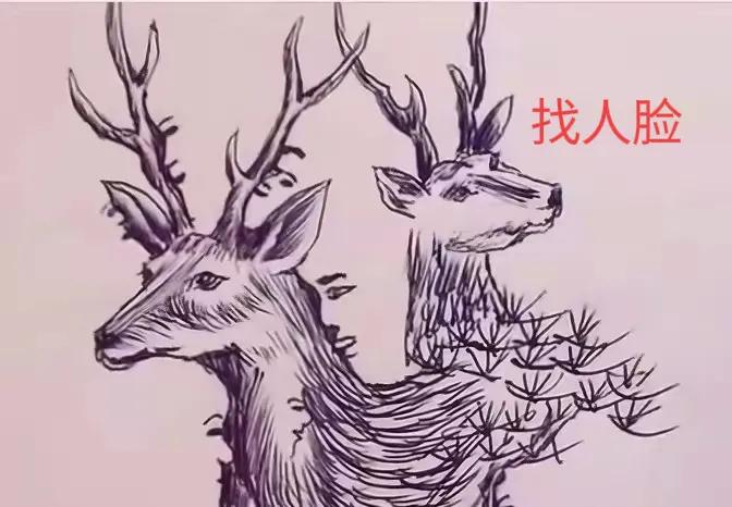 仔细看看，一共有多少张人脸？ 有人说六张，有人说七张？有人说八张？你能找到几张？