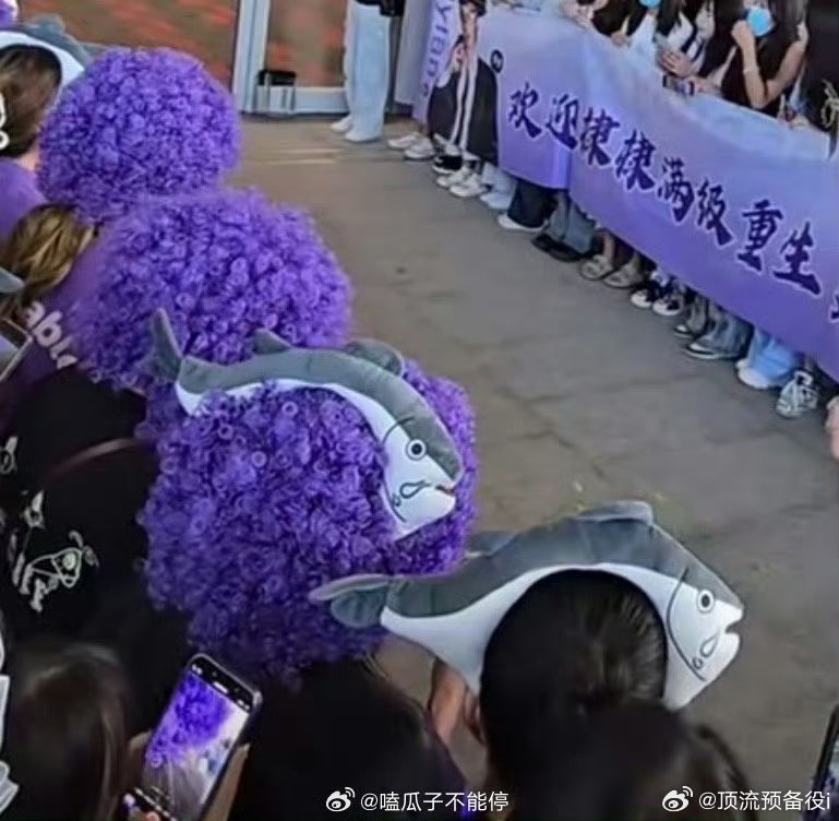 你们王鹤棣粉丝好搞笑哈哈带着爆炸头去接机，结果哥看到了并且点赞👍👍 ​​​