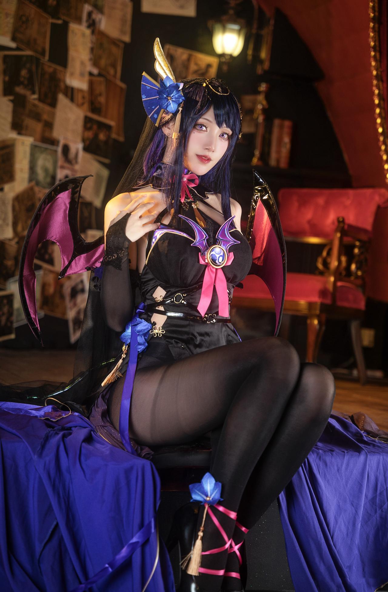 雷电将军表示，要加入深渊军团，阻止旅行者前进的脚步！
COSER：夙卿n#游戏#