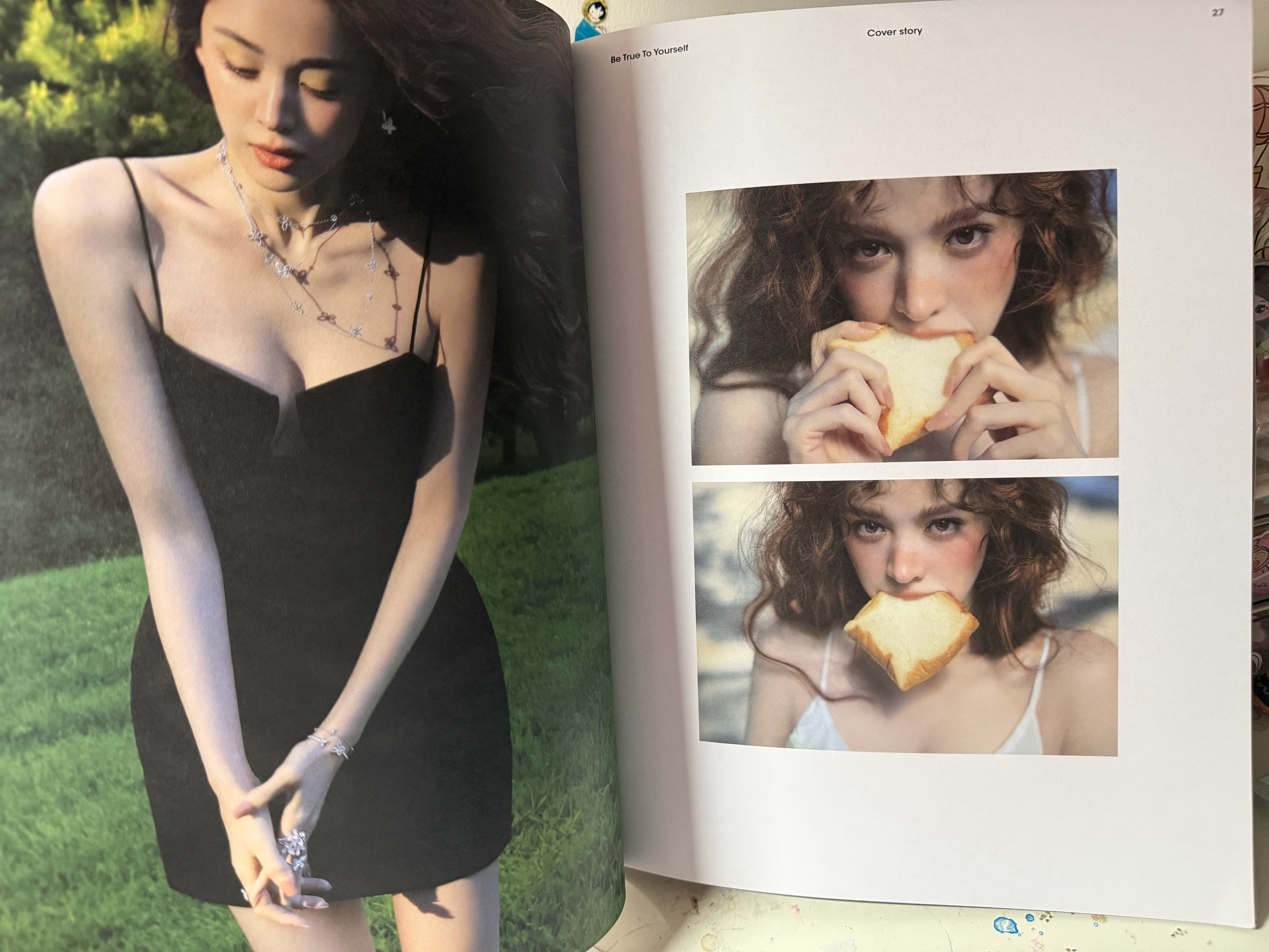 卧槽。这个杂志要给我美疯了… 