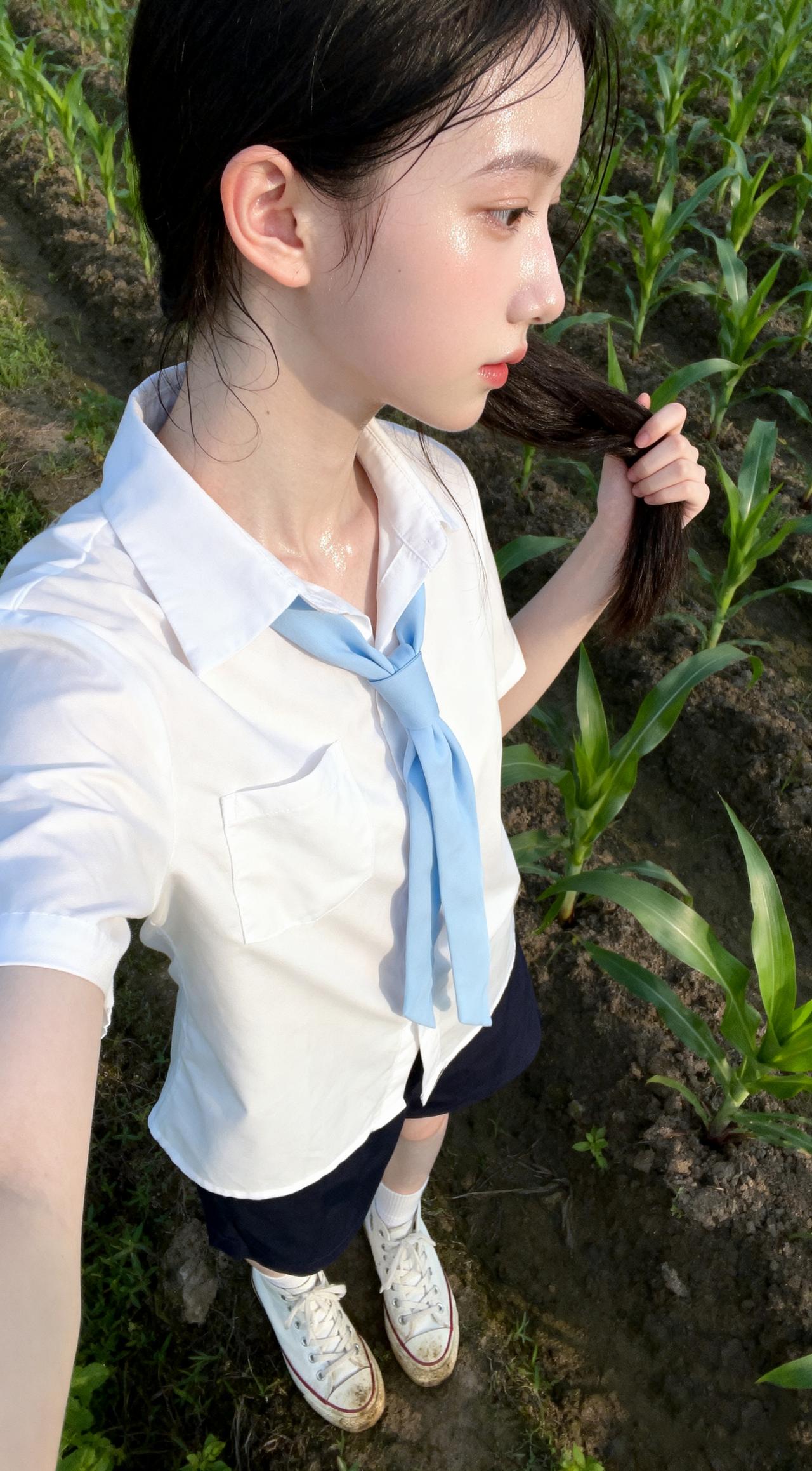 农村甜妹jk穿搭