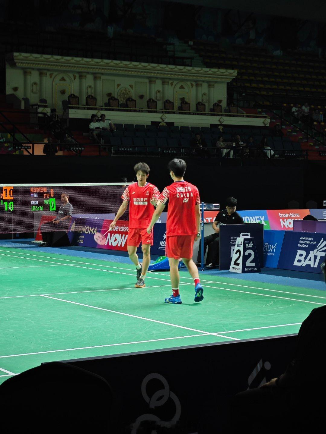 男双 资格赛 洪魁骏 / 吕俊玮 17-21 10-11 陈永锐 / 陈喆涵20