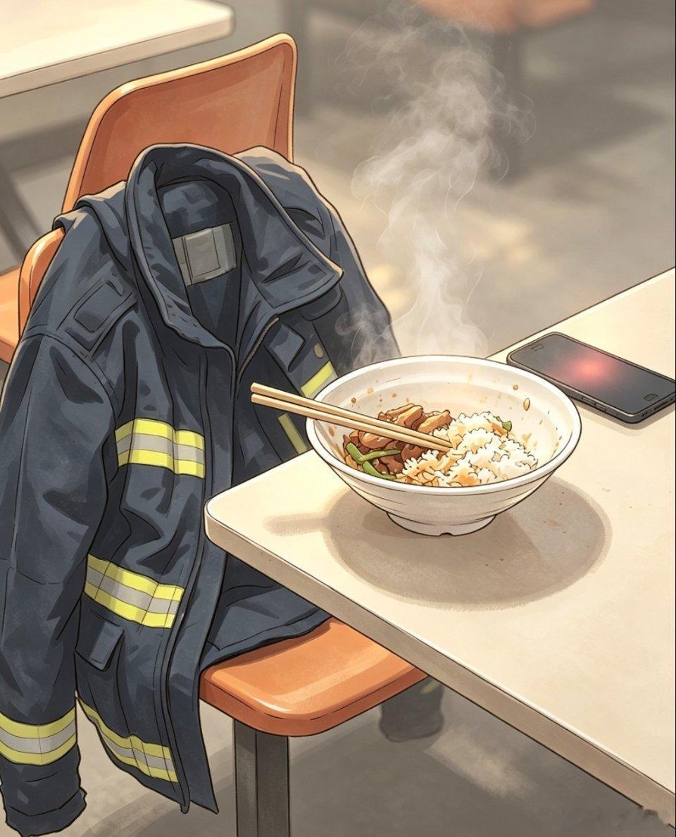 消防员的生活就是24小时待命。澡洗了一半，警报响了。饭吃到一半，警报响了。觉睡了