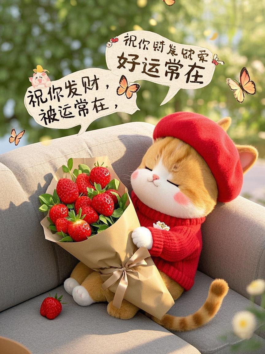 一人一句新年祝福日有熹，月有光。富且昌，寿而康。新春嘉平，长乐未央！