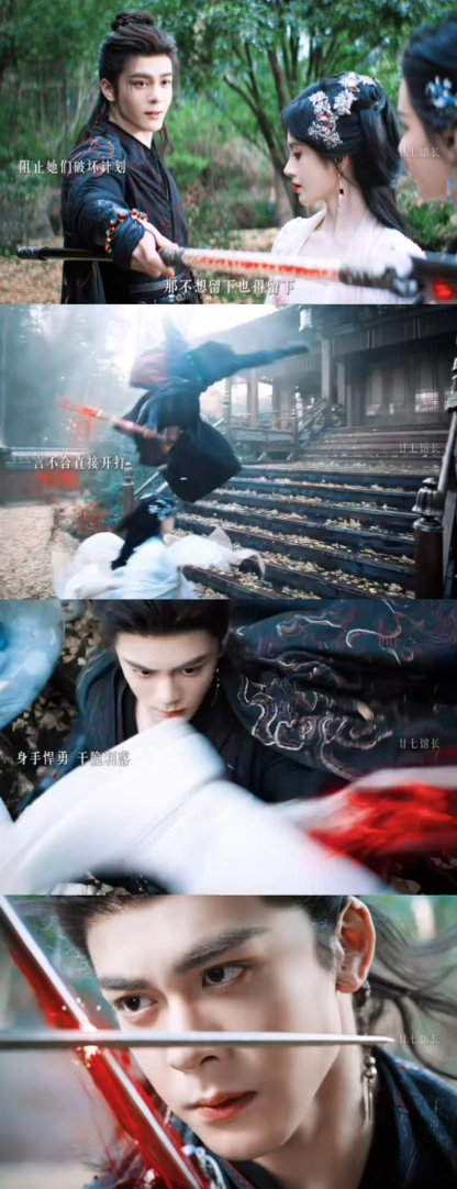 没有人能从曾舜晞身上挪开眼睛谁能拒绝武拾光这种自带故事感的眼神！深情又坚定，凌厉