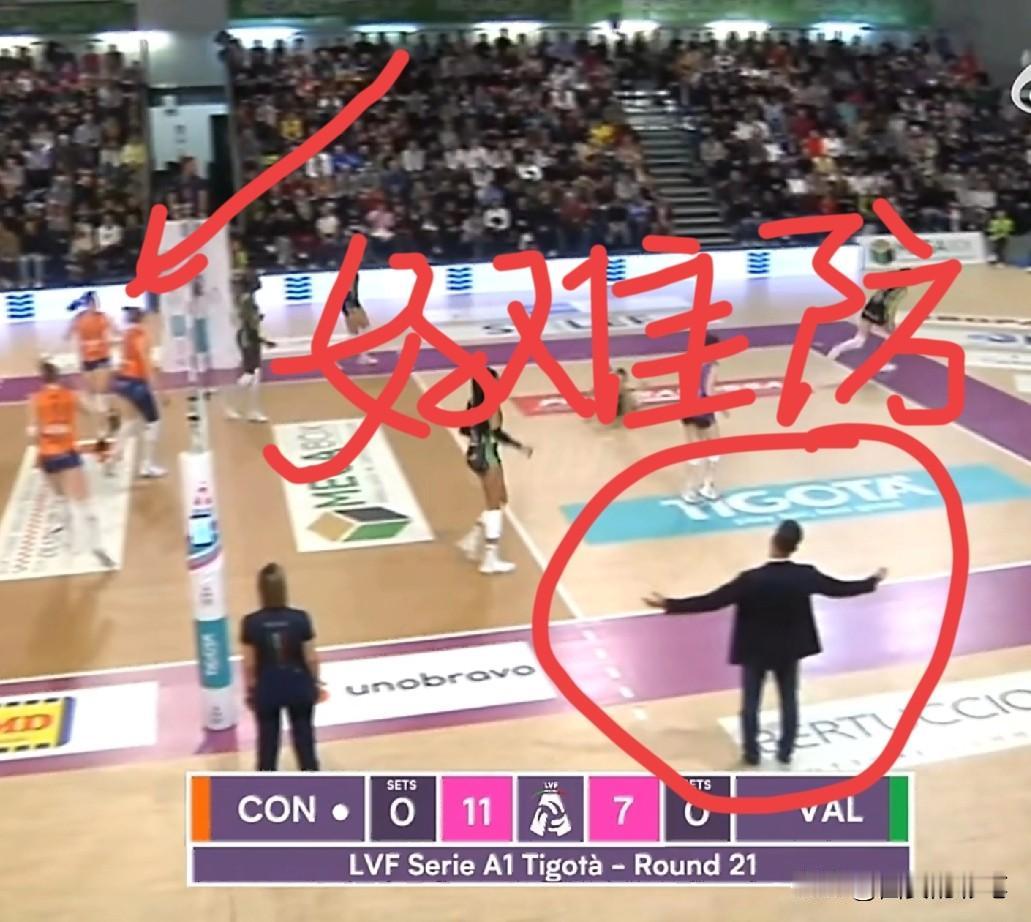 笑晕了[呲牙]，瓦莱福利亚女排教练“投降”了
面对朱婷的接连暴扣，他先是无奈地摊