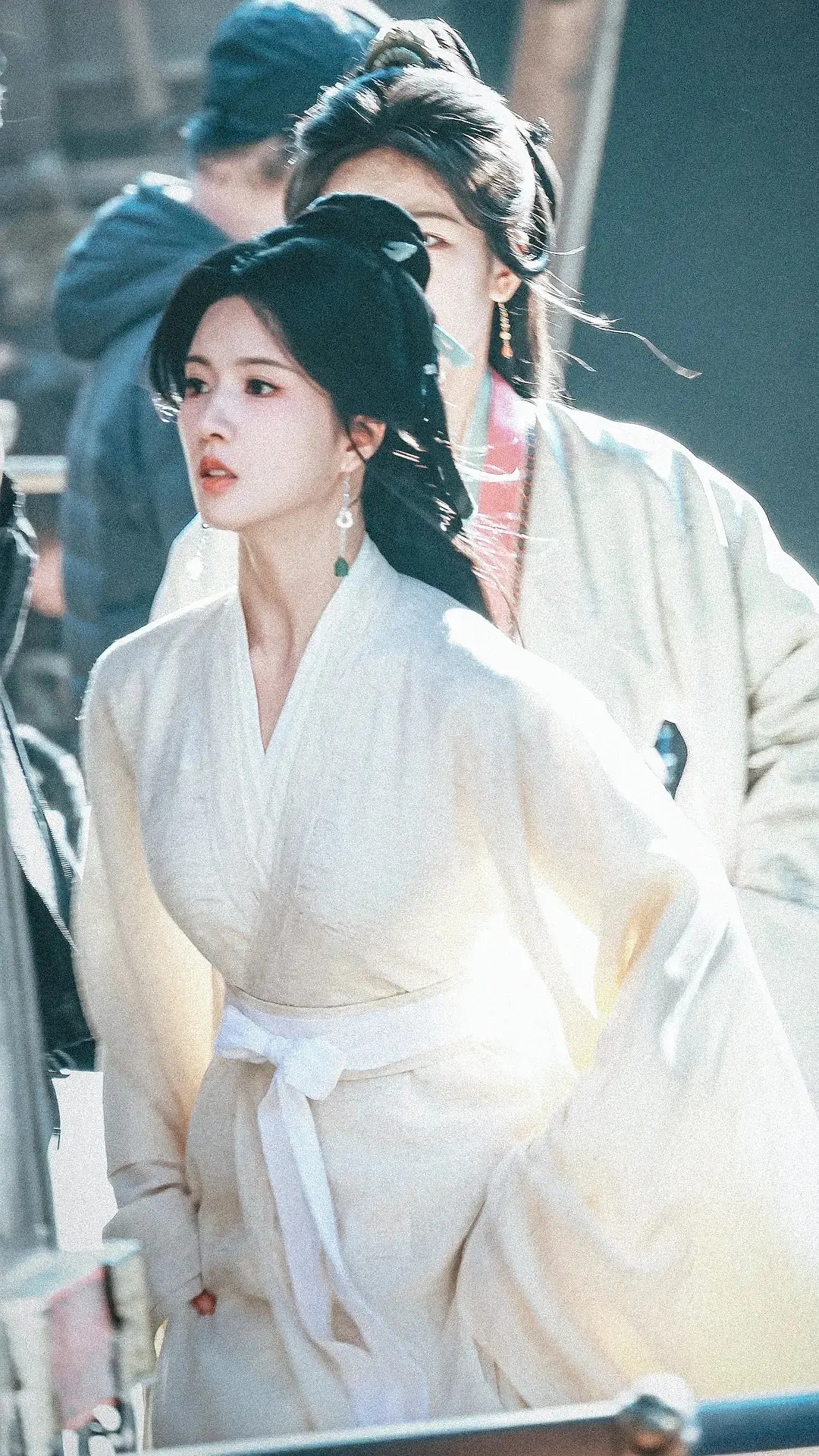 刘些宁《归良辰》路透很适合古装，清冷感绝了！ 