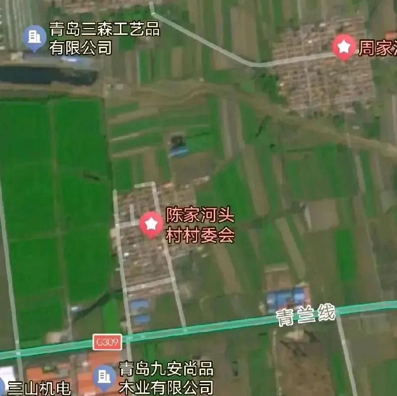陈家河头位于青岛胶州市胶北街道办事处东北部，距办事处驻地3公里，东邻胶莱镇周家河