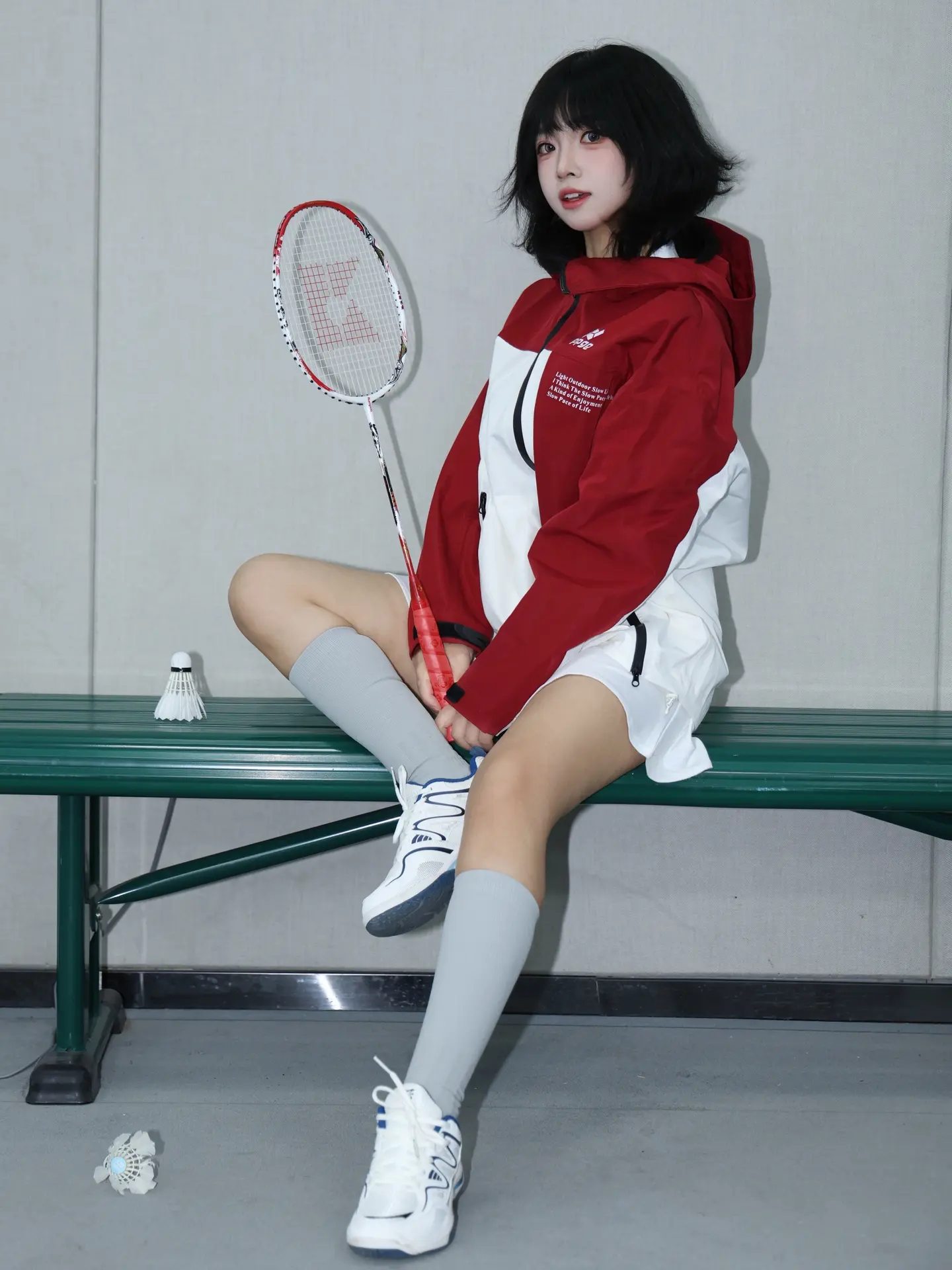 我的球技和bgm一样抽如象～但是这个球拍太好看了！新年新球拍安排！