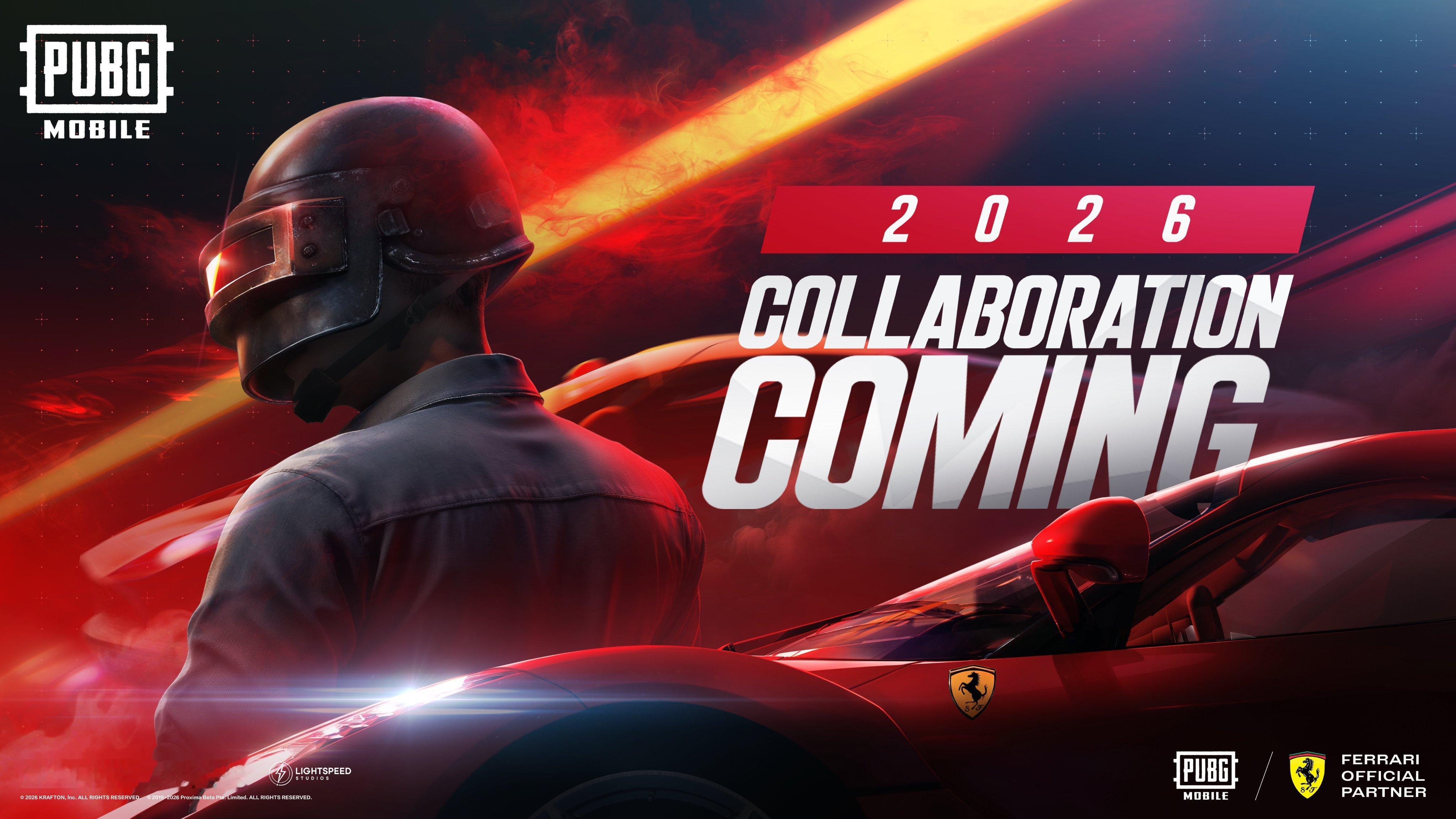 PUBG MOBILE宣布与F1法拉利车队达成全球合作伙伴关系2026年PUBG