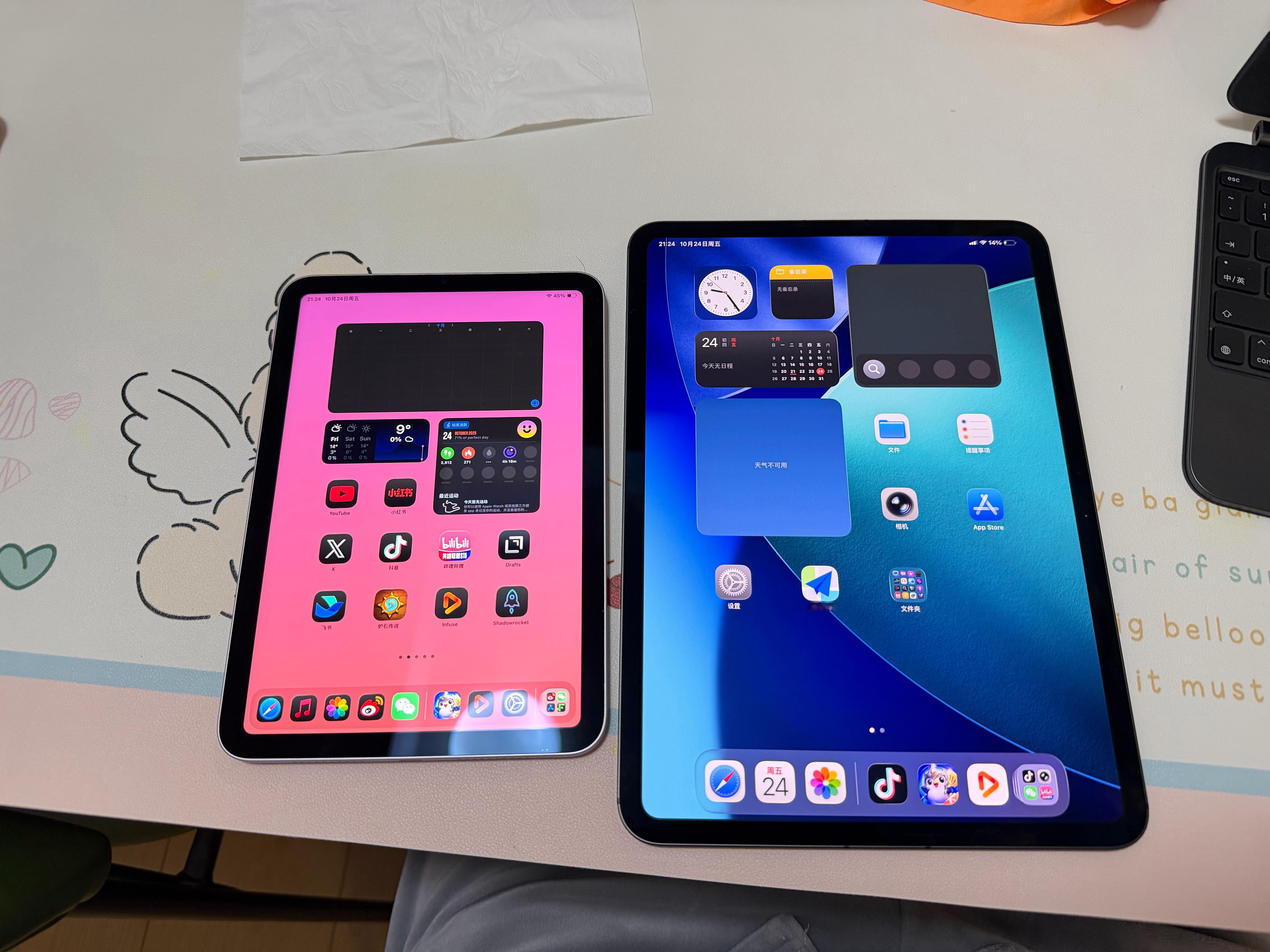 iPad mini 7 升级到 iPad Pro M4，俺也算是吃上细糠了[do