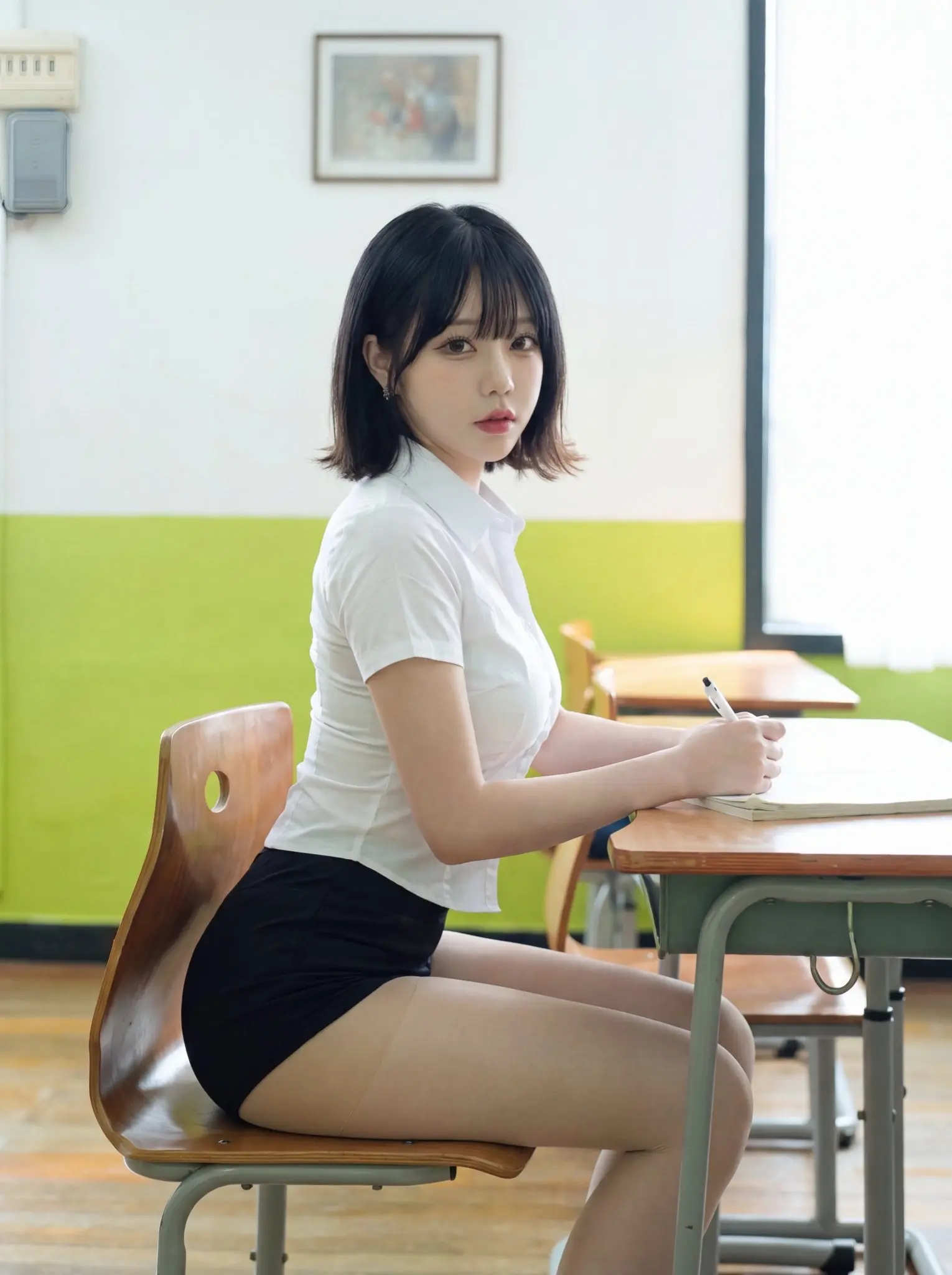 女大学生校园穿搭 女高中生的清纯校园穿搭 职高校园pa 学姐来上课 青春校园风