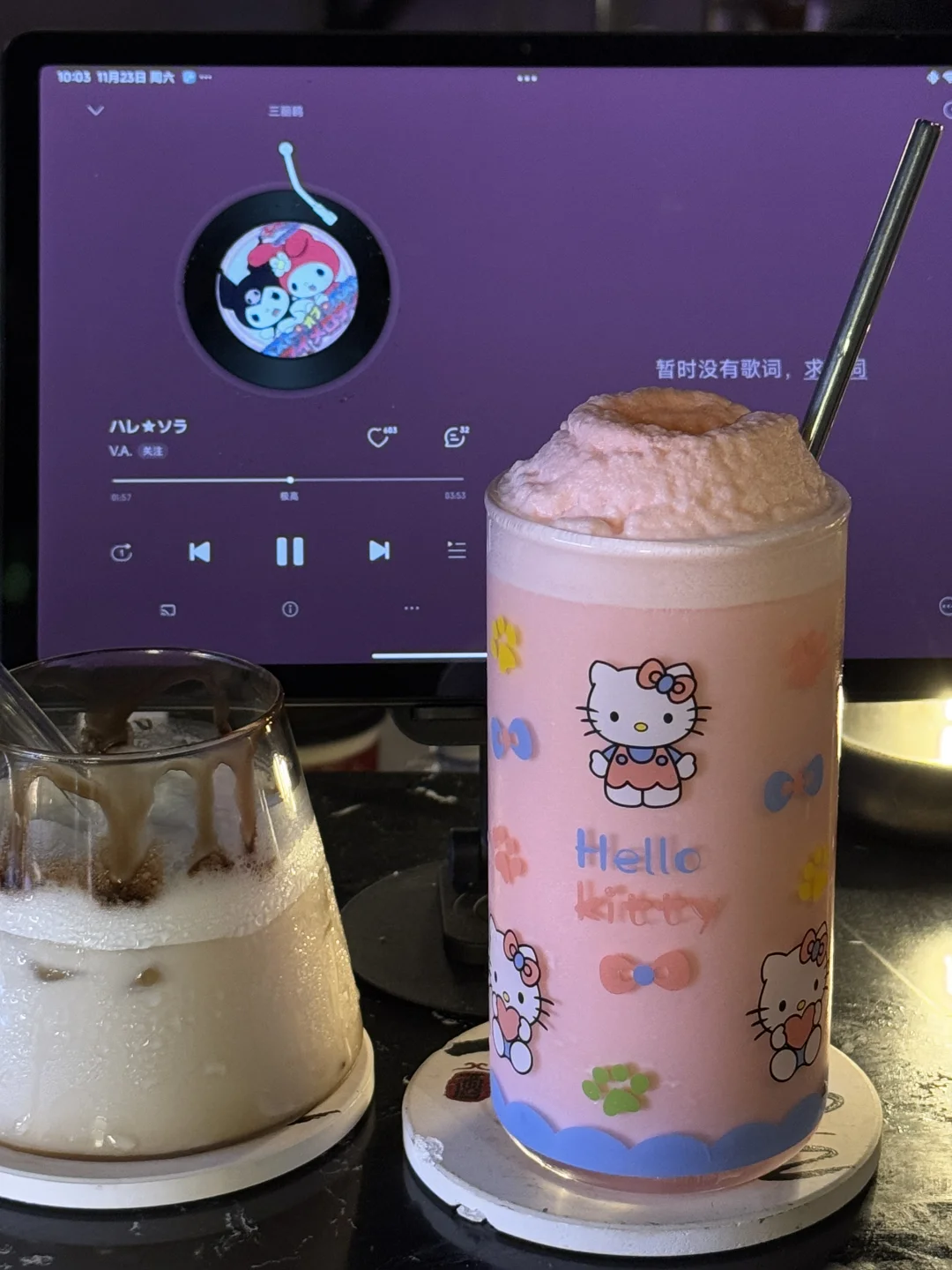 喝到了！！厦门首家helloKitty酸奶酒🍹