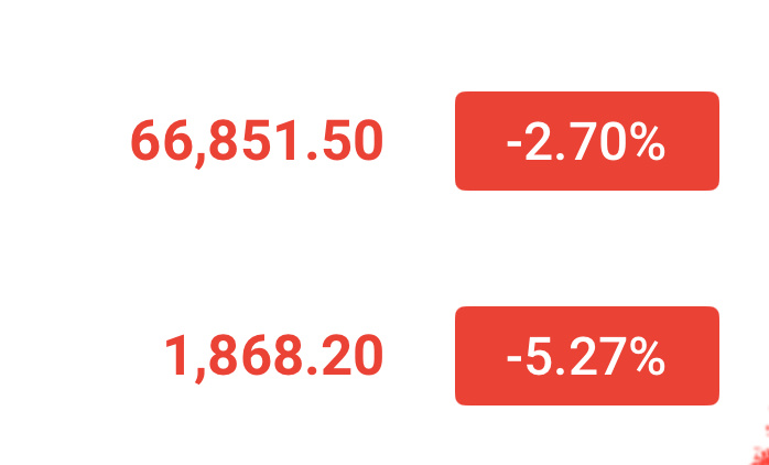 小时级别震荡，回踩做多为主，依托震荡下延分批进场，66300-66800多，止损