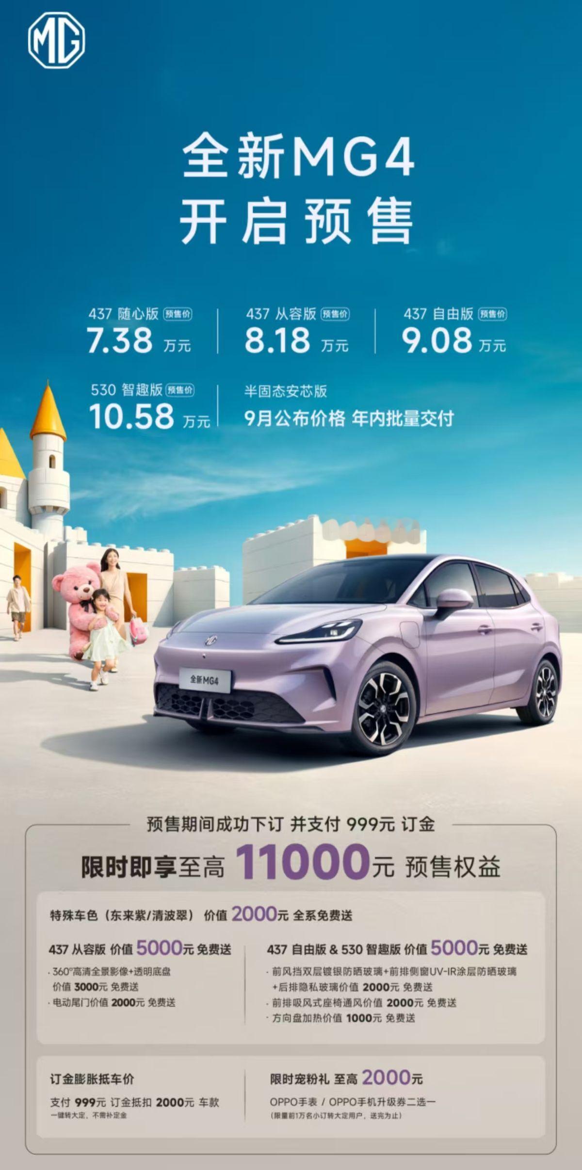 不再是那台后驱小钢炮？2026款名爵MG4前瞻，这次它想“俘获”谁的心？
 
老