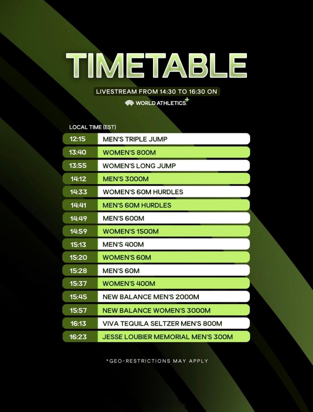 2026室内巡回赛 金标赛事首战-波士顿New Balance大奖赛，将在北京时