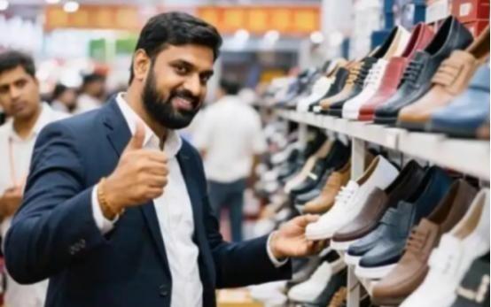 印度商人在中国订购了3000双皮鞋，印度商人的意思是，等货物到了印度后，自己再全