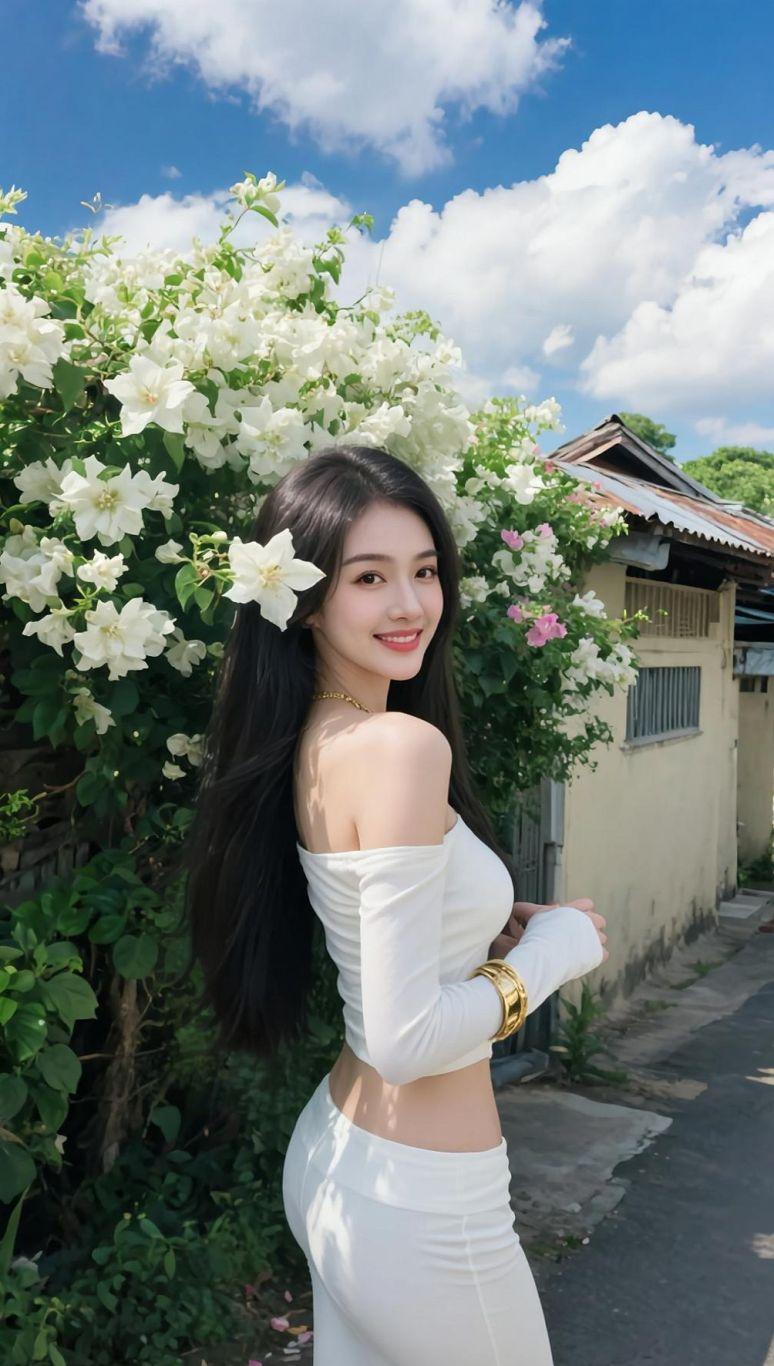 AI夏日清新写真 随变ai随便玩 春日写真 氛围感拍照 优雅气质