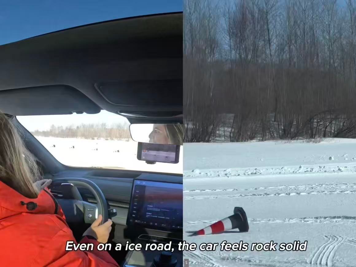 最近看到个有意思的事，深蓝汽车跑到牙克石零下30℃的冰雪里做冬测，还邀请了好几位