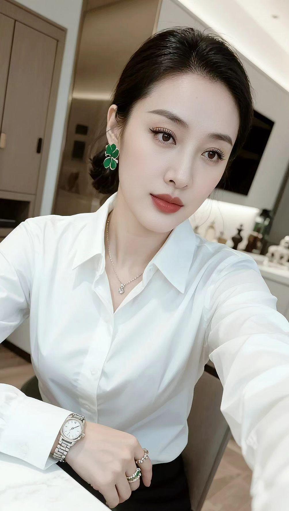 AIOL风自拍 抖音ai创作 少女写真 甜系女孩  记录震撼的瞬间