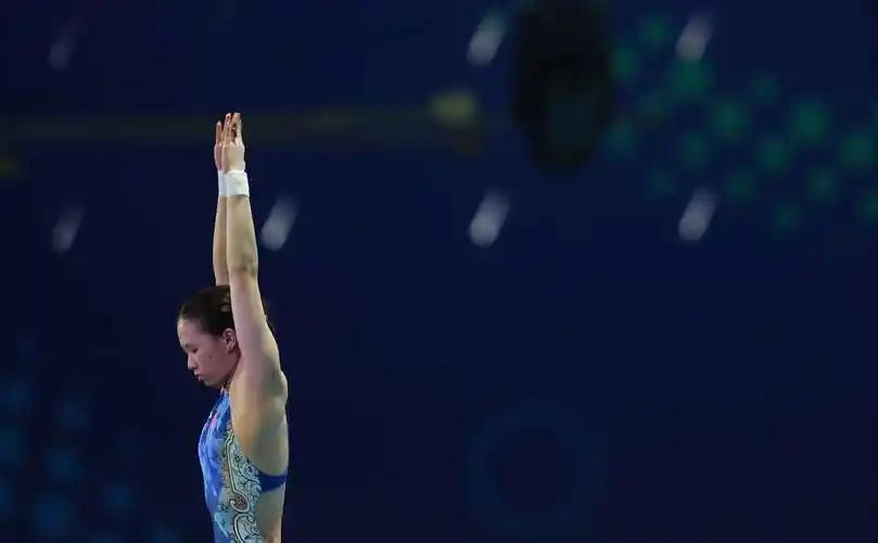 胜负之外，跳水赛场见热爱与格局
 
11月6日晚，十五运会跳水女子双人10米台决