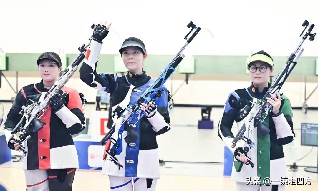 在杭州进行的国际射联全项世界杯进入第四比赛日，在女子10米气步枪决赛中，上月刚满