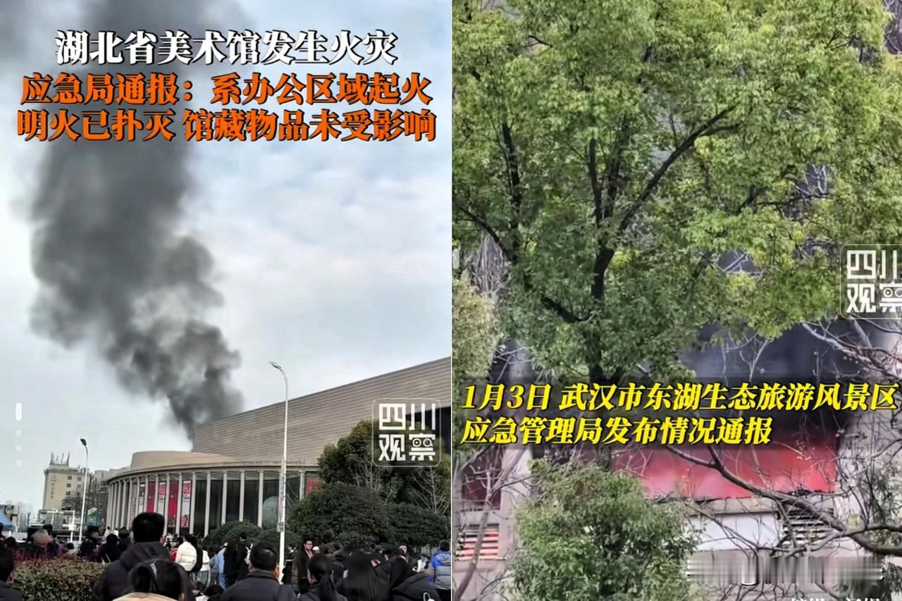 最近真是活见鬼了！
昨天湖北美术馆一起火，我看着手机直接愣住了，连那200块钱红