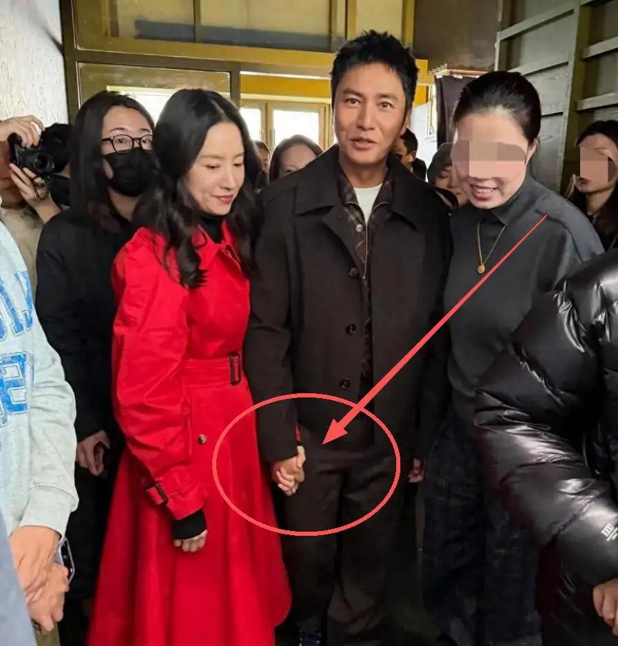 董洁和陈坤两人在崇礼同框牵手，被不少人磕起暧昧。

陈坤和董洁在《金粉世家》里是