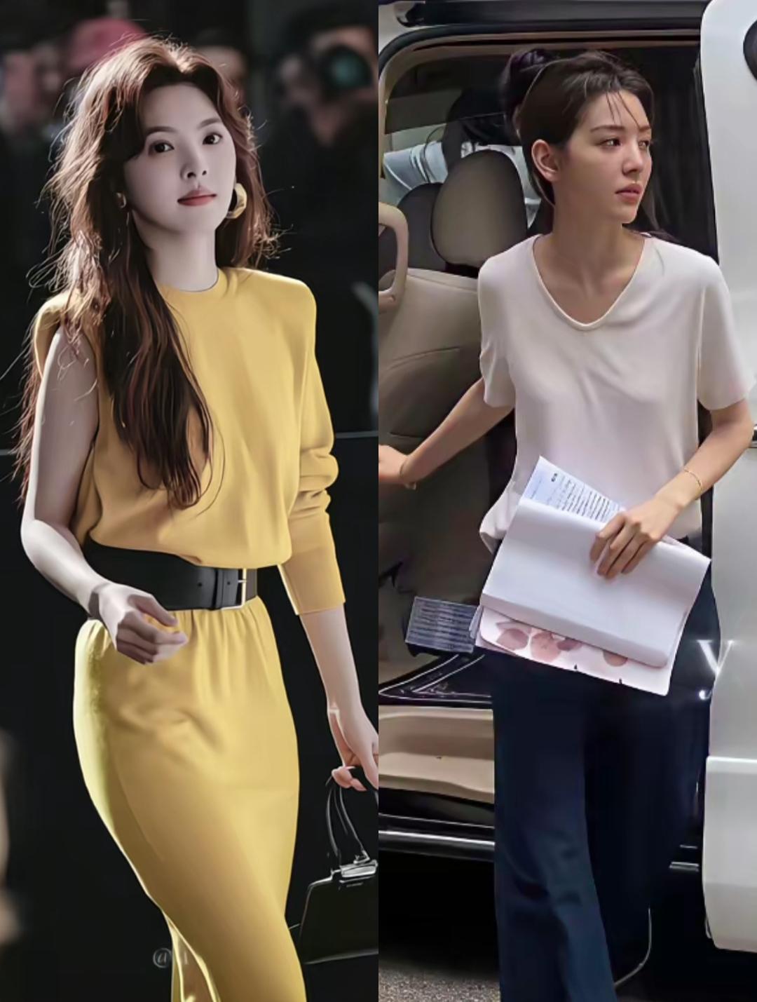 好家伙，女人瘦成这样，真的好看吗？第一眼真没认出来，仔细一看，原来是章若楠，她怎