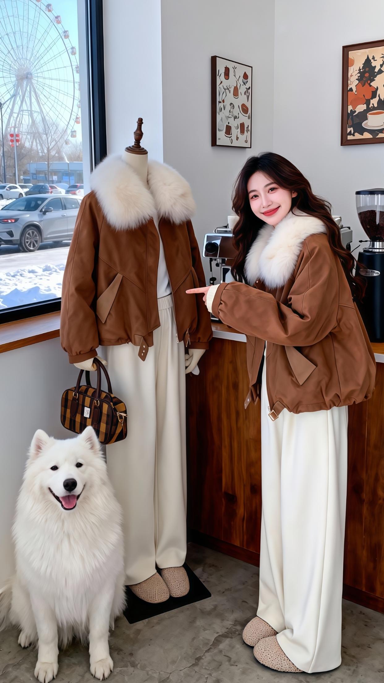 气质女神穿搭 冬季搭配 氛围感穿搭 冬季新款 减龄气质