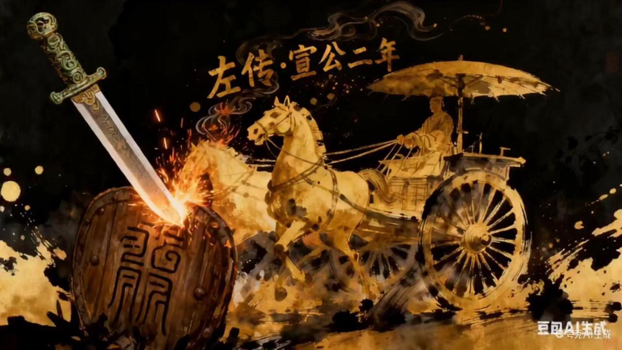 公元前607年，宋郑两国兵戎相见。主帅华元为鼓舞士气，下令犒赏三军，承诺此战若胜