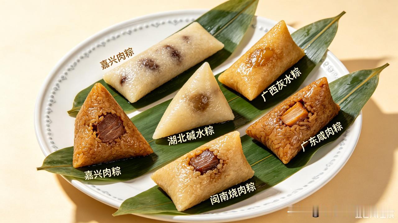 各地粽子集合，