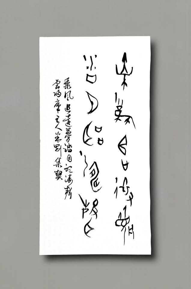 米刚甲骨文作品