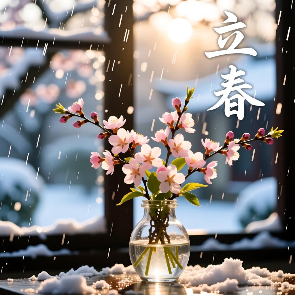 春回大地，万象更新

当第一缕晨光刺破薄雾，轻轻拂过沉睡的河面，冰层便悄然碎裂，