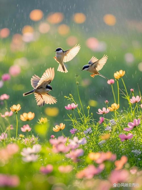 上联：鸟语花香春似画，
下联：莺歌燕舞柳如诗，
下联：天高云淡秋织锦。