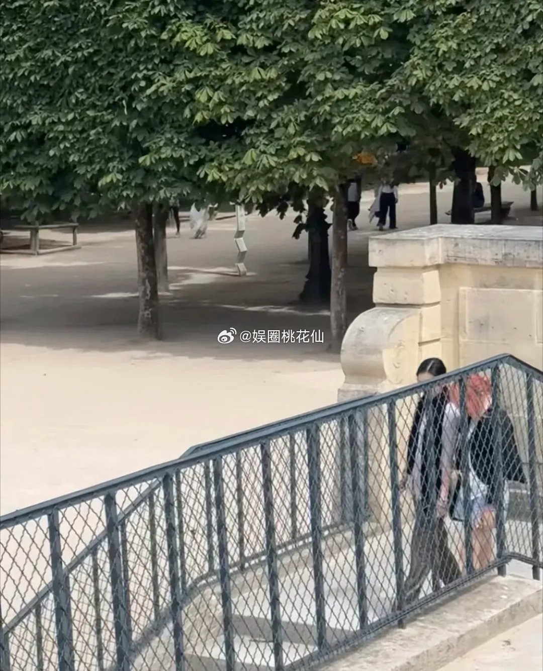 王菲和李亚鹏的女儿李嫣，在巴黎被偶遇，这姑娘继承了爸爸的面容，妈妈的气质，身高也