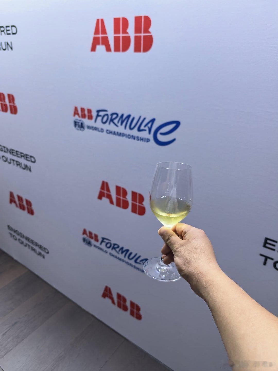 当你来到一个全是老外的酒会 be like……后天要去观赛电动方程式上海站，接到
