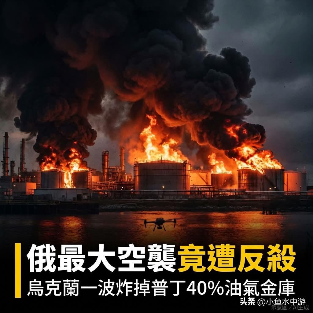 你敢信吗？俄罗斯发动史上最大规模空袭，结果竟然被乌克兰一波反杀，直接炸掉了普京近