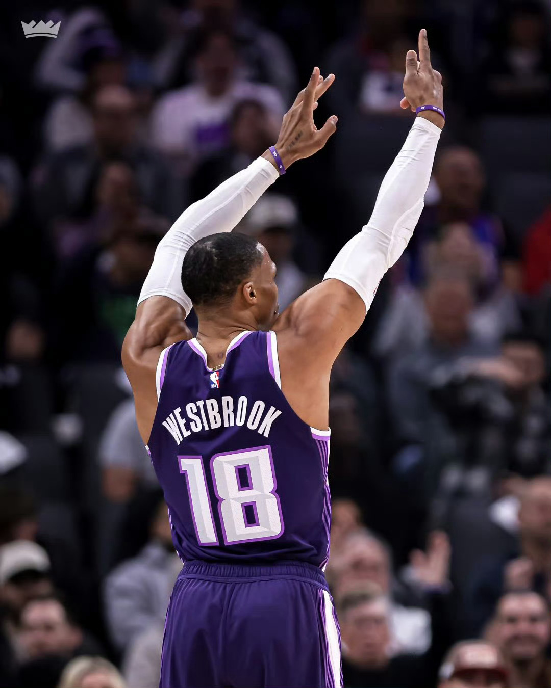 全场比赛结束！国王125：124火箭！结束5连败！威少21分13板4助2断！德罗