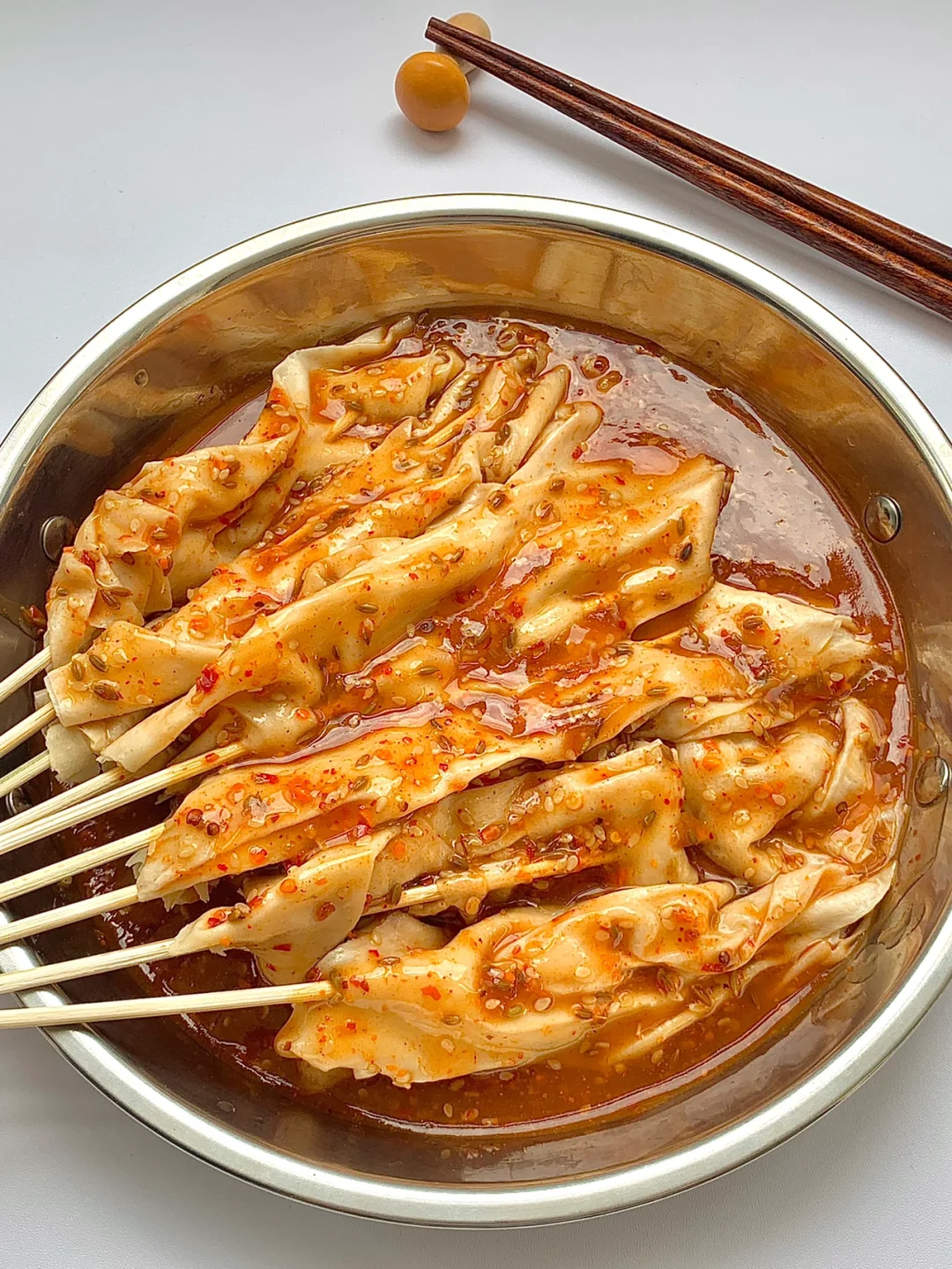 校门口涮豆皮配方被我要来啦！！！不放一滴油