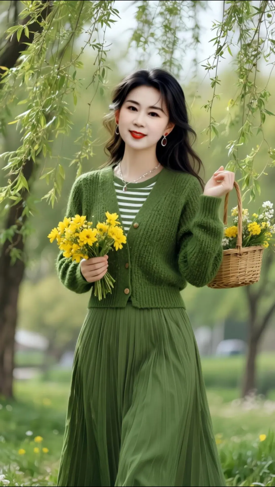 AI春日清新照 随变ai随便玩