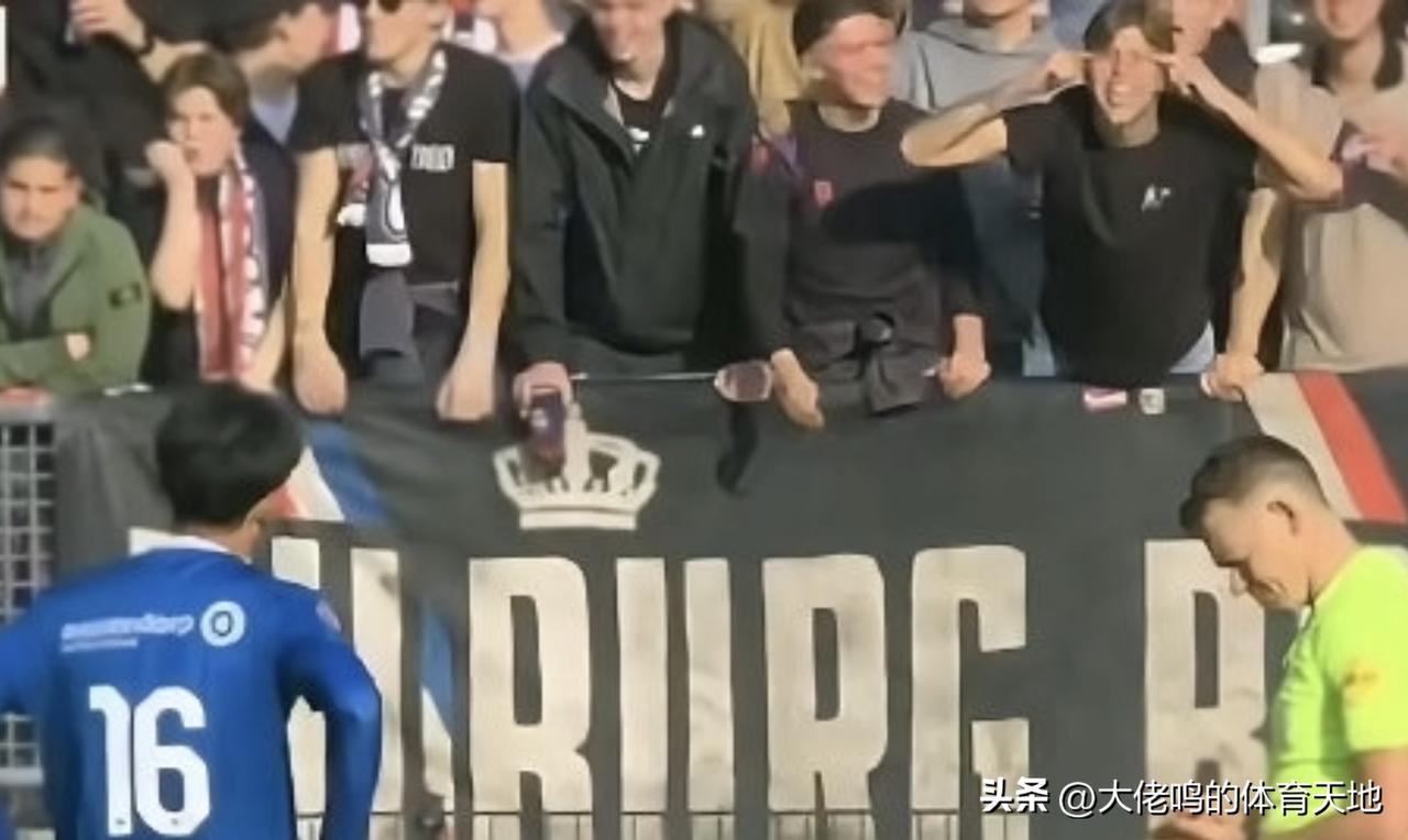 留洋小将王博豪遭种族歧视性质恶劣，对足球流氓绝不姑息！咱足球水平不高，但中国国力