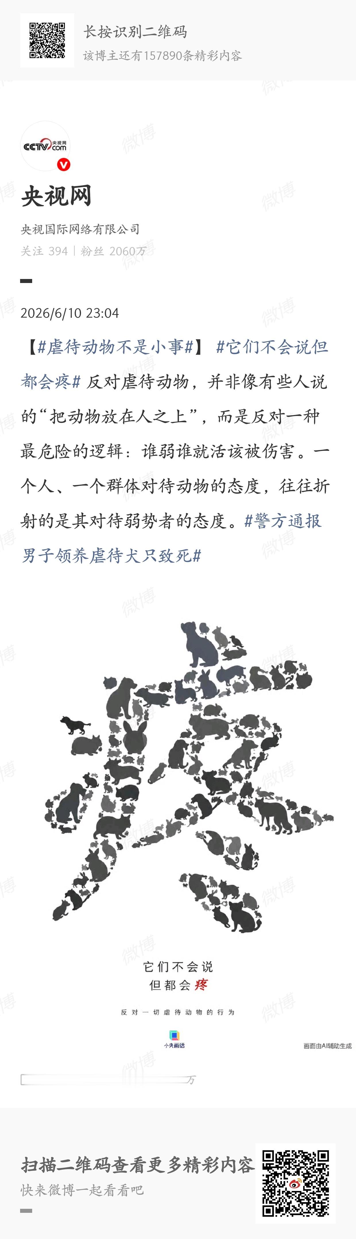 动物太可怜了