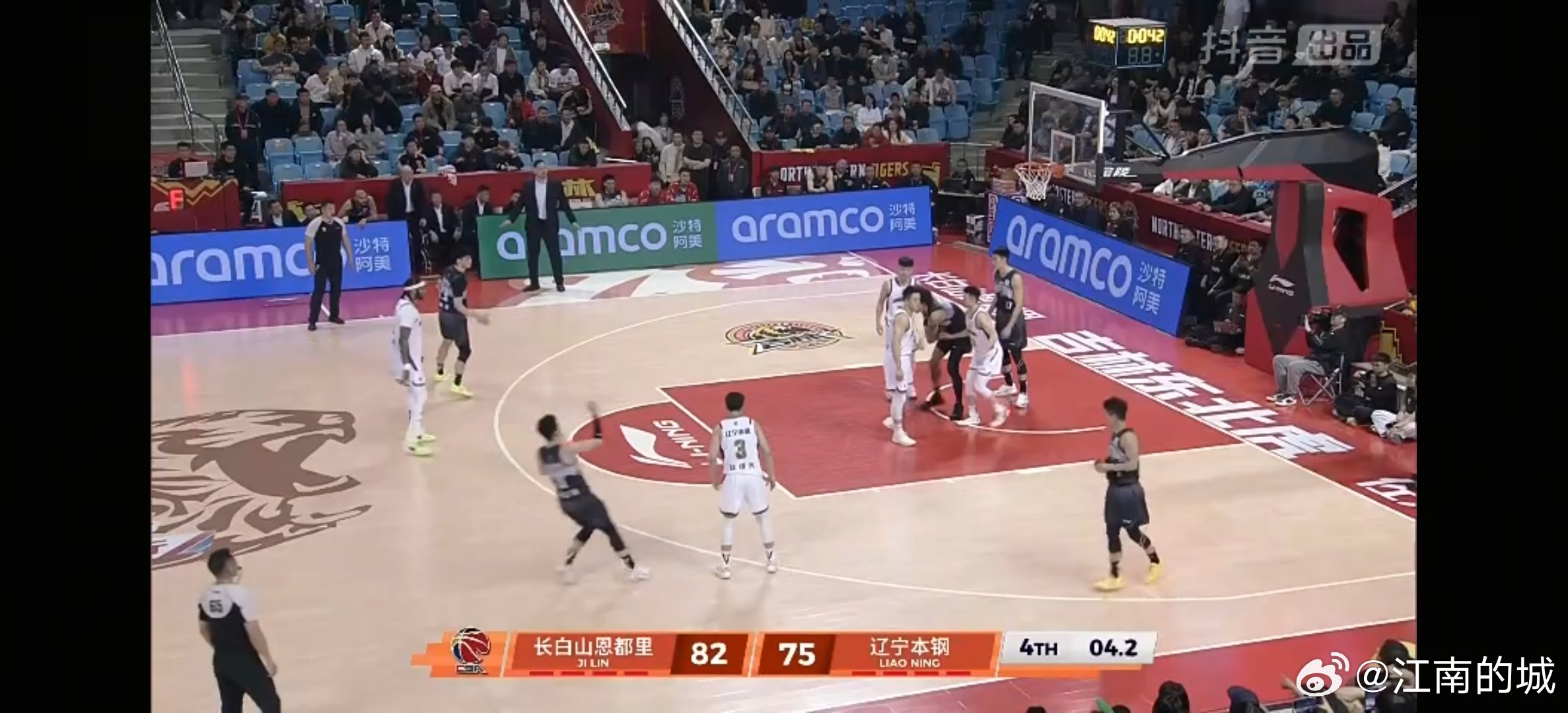 75-82  辽宁本钢客场不敌吉林东北虎。cba