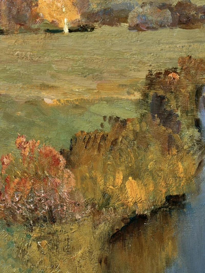 画家列维坦的风景油画作品欣赏遇见艺术遇见美好绘画