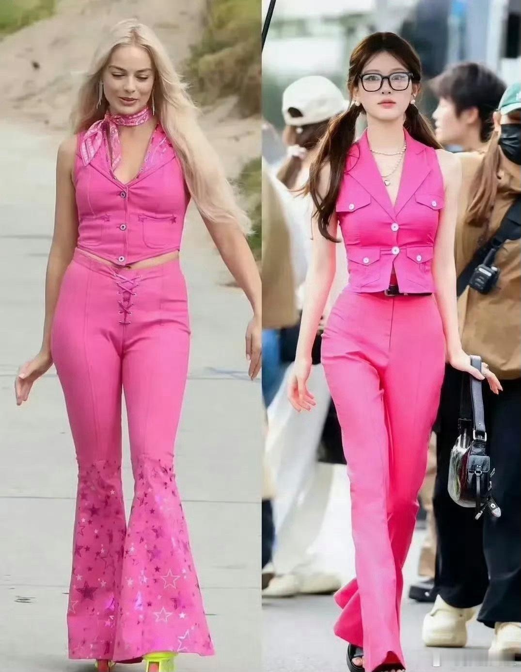 赵露思这么一对比，真是完全被秒杀。 ​​​